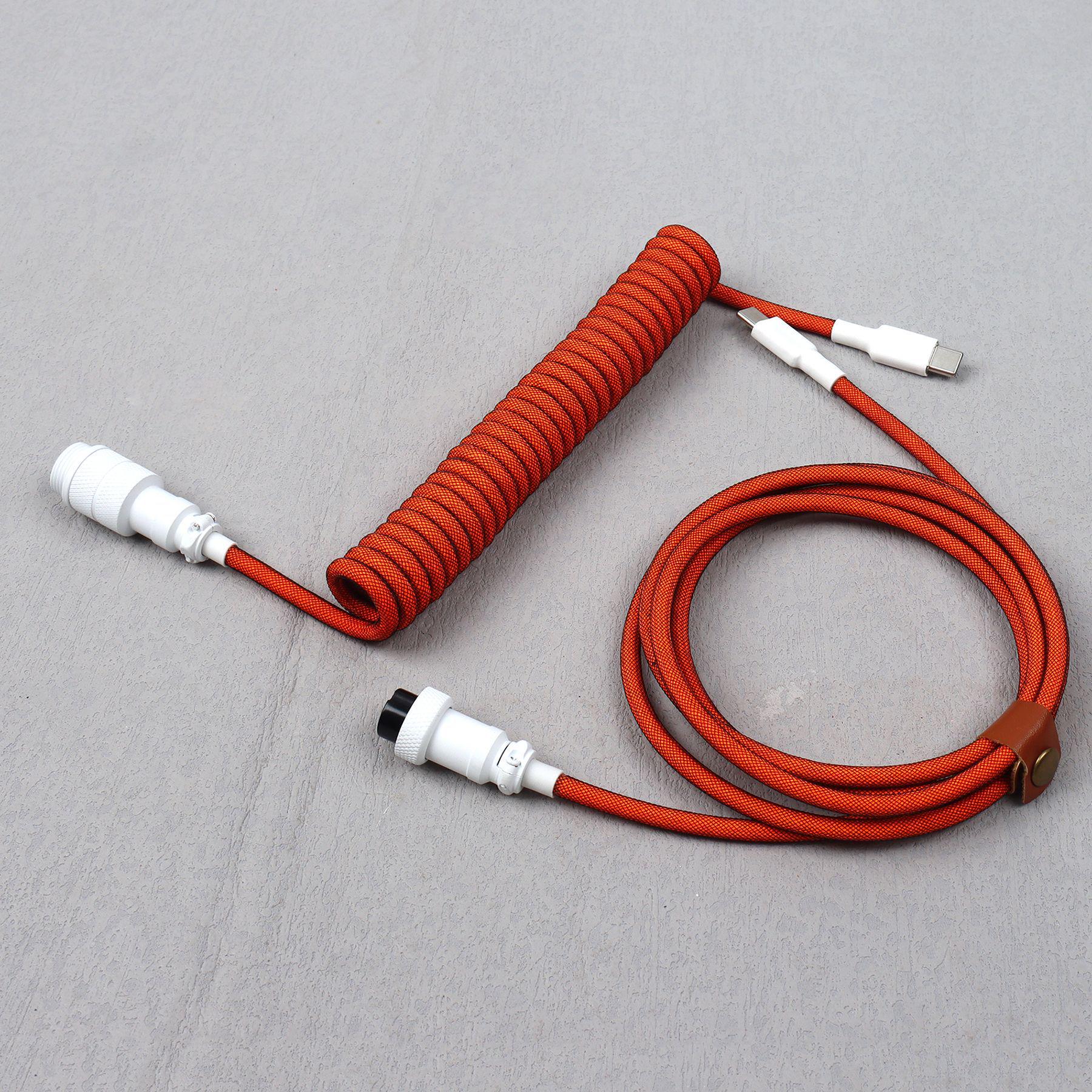 

Dual Type-C Braided Charging Cable for Keyboards & Laptops 1.5M Straight