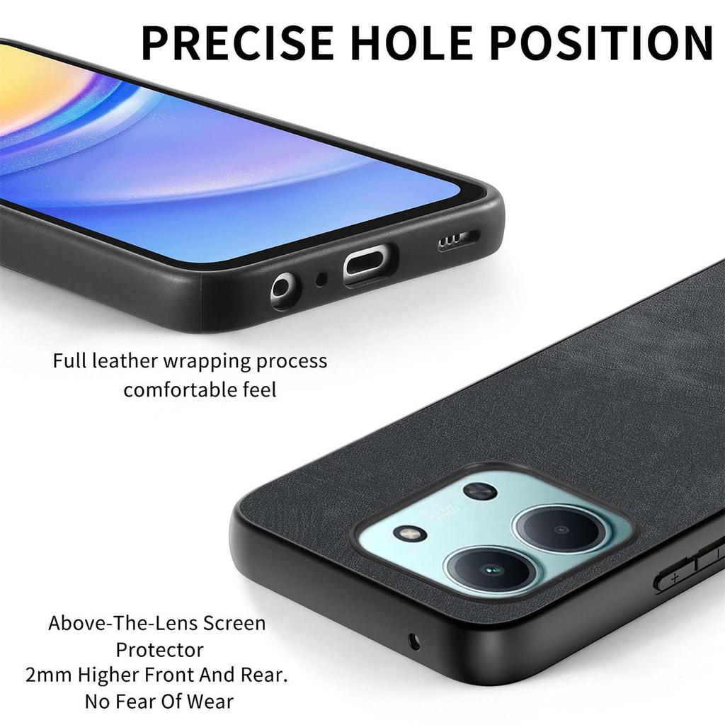 Shockproof Case For Xiaomi Poco C85 4G (171mm)/Redmi 15C 4G (Global) (171mm) Slim Retro Leather Phone Back Cover