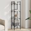 Vidaxl 4-Tier Bookshelf, Sonoma Oak Grey, 35X30X138.5 Cm