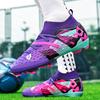 New Red Football Shoes Men Women Society Soccer Cleats Professional Training Shoes Outdoor Men's Artificial Grass Soccer Cleats
