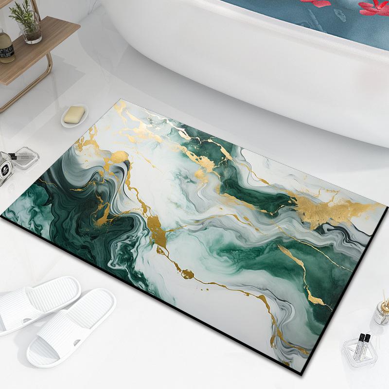 Diatom Mud Bath Absorbent Mat Household Simple Toilet Toilet Door Cushion Absorbent Non-slip Quick Drying Mat