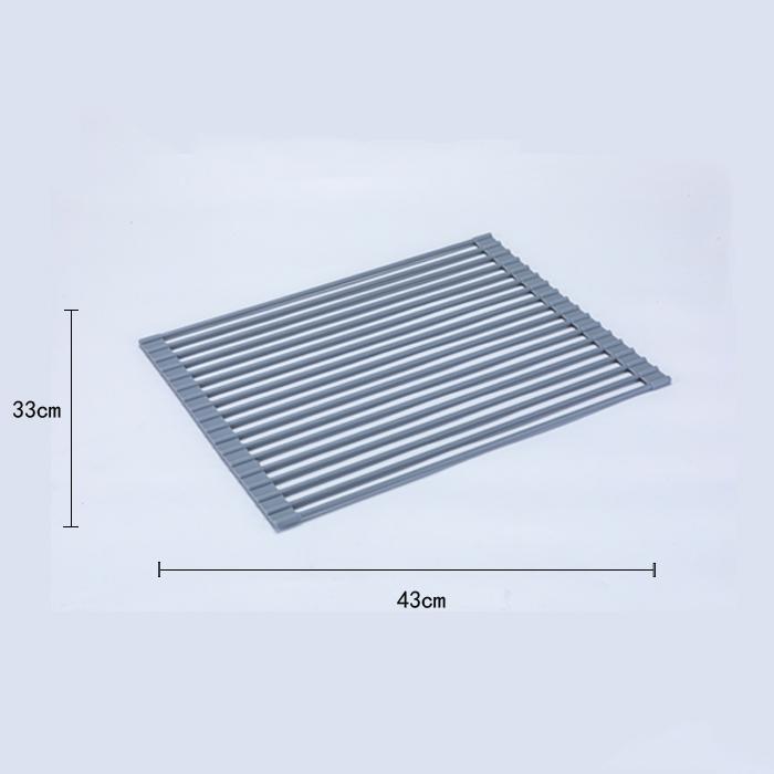 Silicone Drain Rack Sink Bracket Drain Rack Kitchen Drain Pad Water Filter Thermal Insulation Multi Power Roller Blind Folding