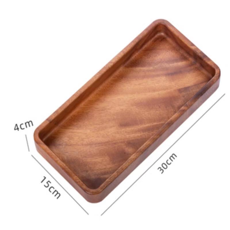 OLOEY South American Walnut Rectangular Serving Tray