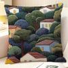 Boho Style Pillow Case Natural Linen Organic Fabric DoubleSided Printing Sofa Home Decor Gift Pillow Case