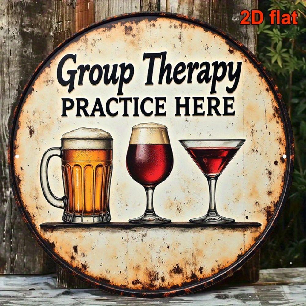 Metal Tin Sign Retro Art 20x20cm Home Wall Decor