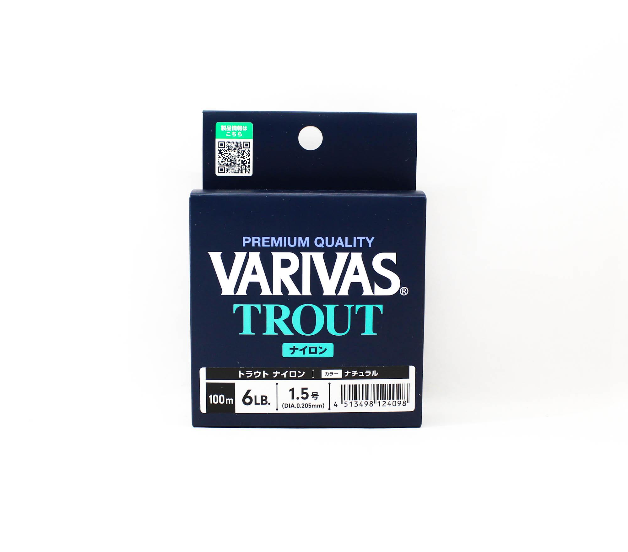 

Varivas Нейлоновая Леска Trout Standard Line Натуральная 100м 6lb (4098) чистый