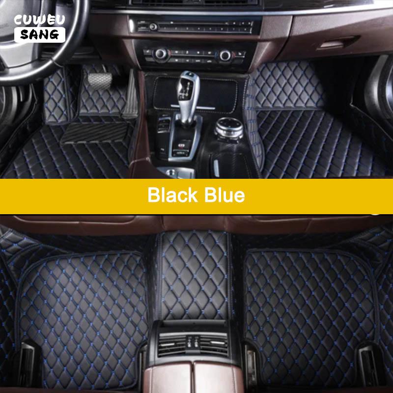 CUWEUSANG Custom Car Floor Mats For Skoda Superb Auto Carpets Foot Coche Accessorie