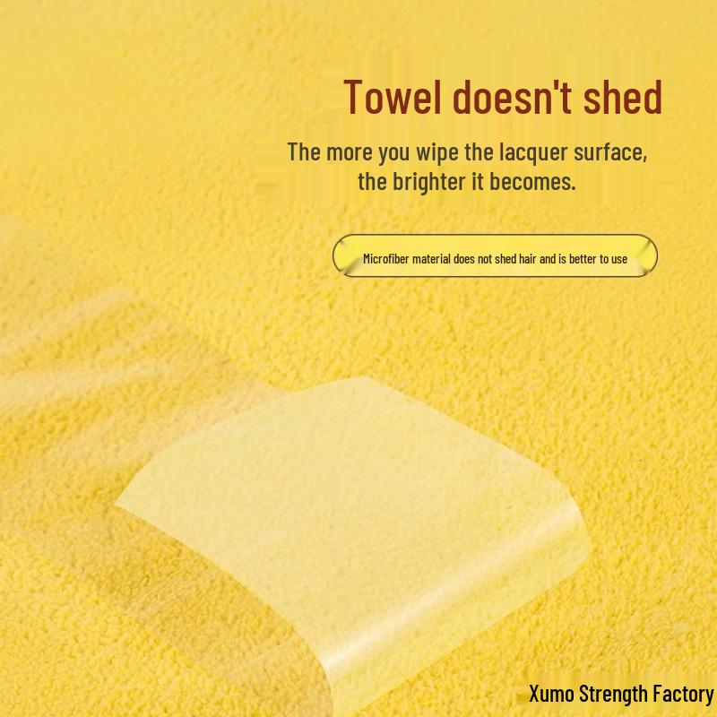 

Car Wash & Kitchen Deerskin Absorbent Cleaning Towel - Easy to Wash 30*30 Double-Sided Thick [Pack of 5] Factory Price