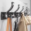 4/5/6 Hooks Wall Hook Coat Racks Key Bag Clothes Hat Robe Hook Hanger Carrying Vintage Wall Hooks To Screw Bathroom Hanging Hook