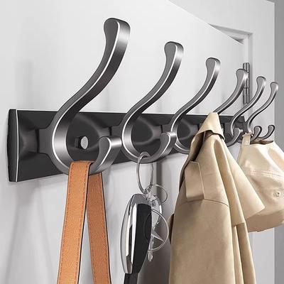 4/5/6 Hooks Wall Hook Coat Racks Key Bag Clothes Hat Robe Hook Hanger Carrying Vintage Wall Hooks To Screw Bathroom Hanging Hook