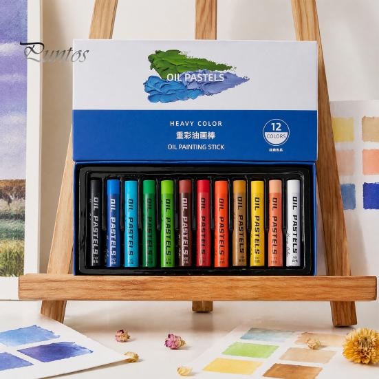 Mehrfarbige Ölpastelle Wasserlösliches Pastellset, Wasserlöslicher Malstift, Zeichenstifte mit hoher Deckkraft und schwerer Textur, für Kinder Kunstbedarf