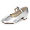 Fashion Sweet Girls Mary Jane Pumps Shoes for Women 2024 New Round Toe Ankle Warp Gold Sliver High Heels Woman Dress Shoes Plus Size 42