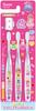 Skater Soft for Ages Toothbrush, Clear, 3-Piece Set, Mel-chan Design, Girls, TBCR5T-A, Preschoolers, 3-5