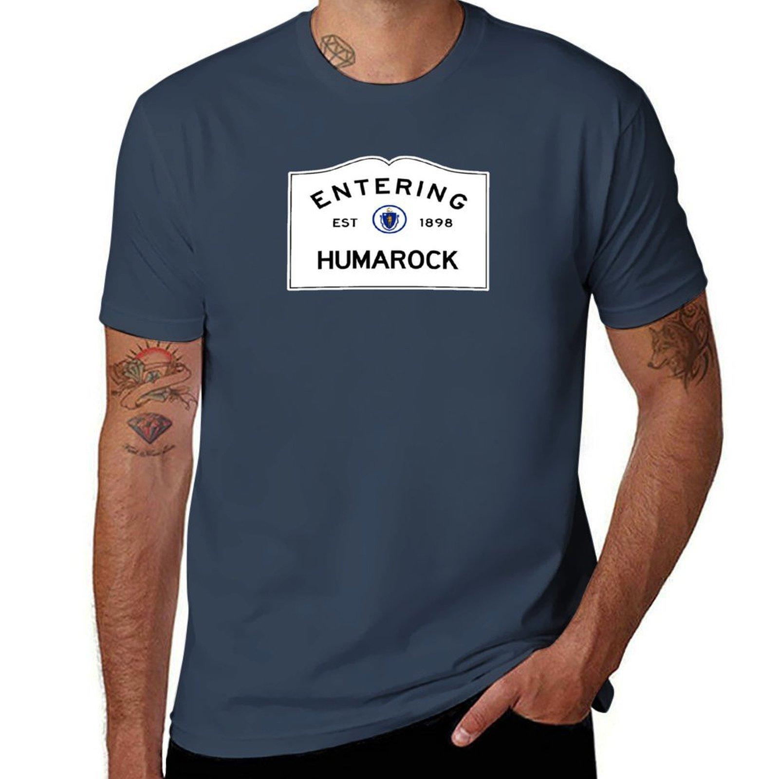 Entering Humarock Road Sign Scituate Massachusetts TShirt Festive Simple TShirt S