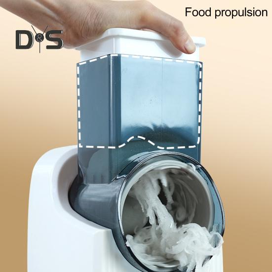 Elektrische Käsereibe, Obst- und Gemüsezerkleinerer, einfach zu bedienende Salatmaschine, Lebensmittelschneider, Zerkleinerer für Gemüse, Obst und Nüsse