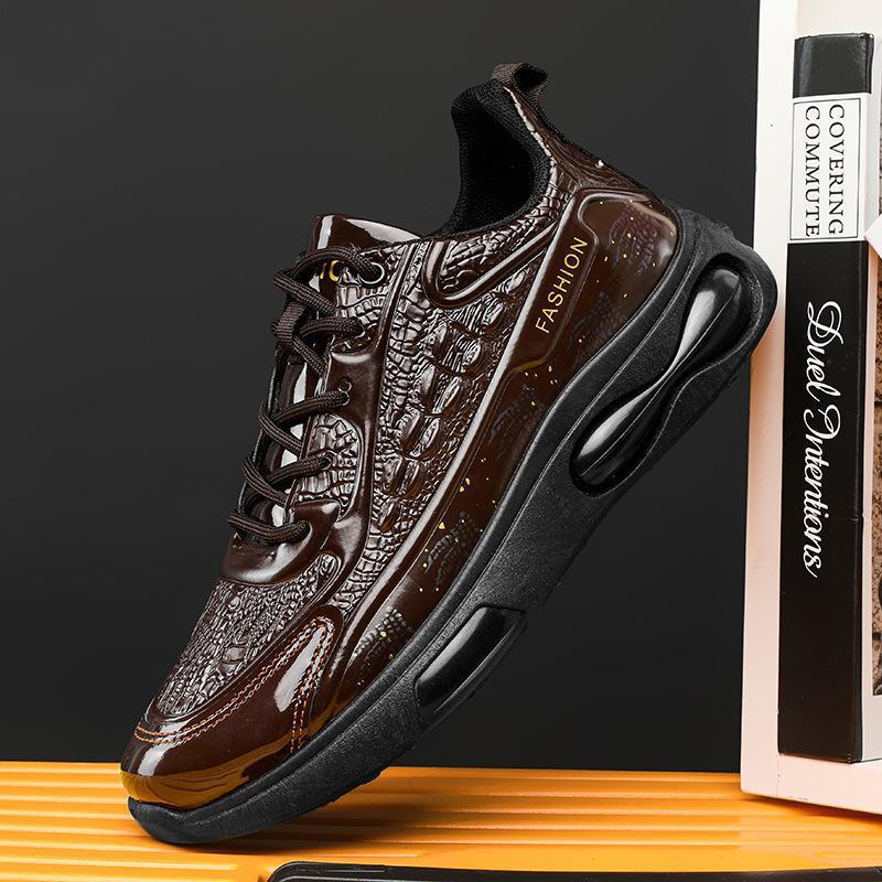 Fashion Luxury New Men's Casual Versatile Soft Sole Elevated Sports Shoes Breathable Anti Slip Wear Resistant Comfortable Running Shoes