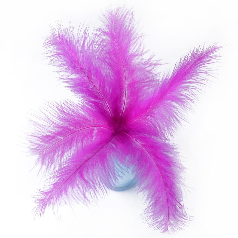 100 Pack Diy Feather Tip Down Colorful Turkey Feathers 