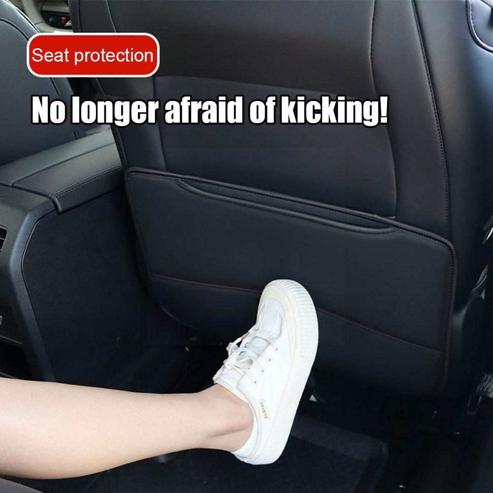 PU Leather Anti-Child-Kick Pad Car Back Seat Protector Seat Mud Car Pad Universal Anti Protection Auto Dirt Product with St Z3J4