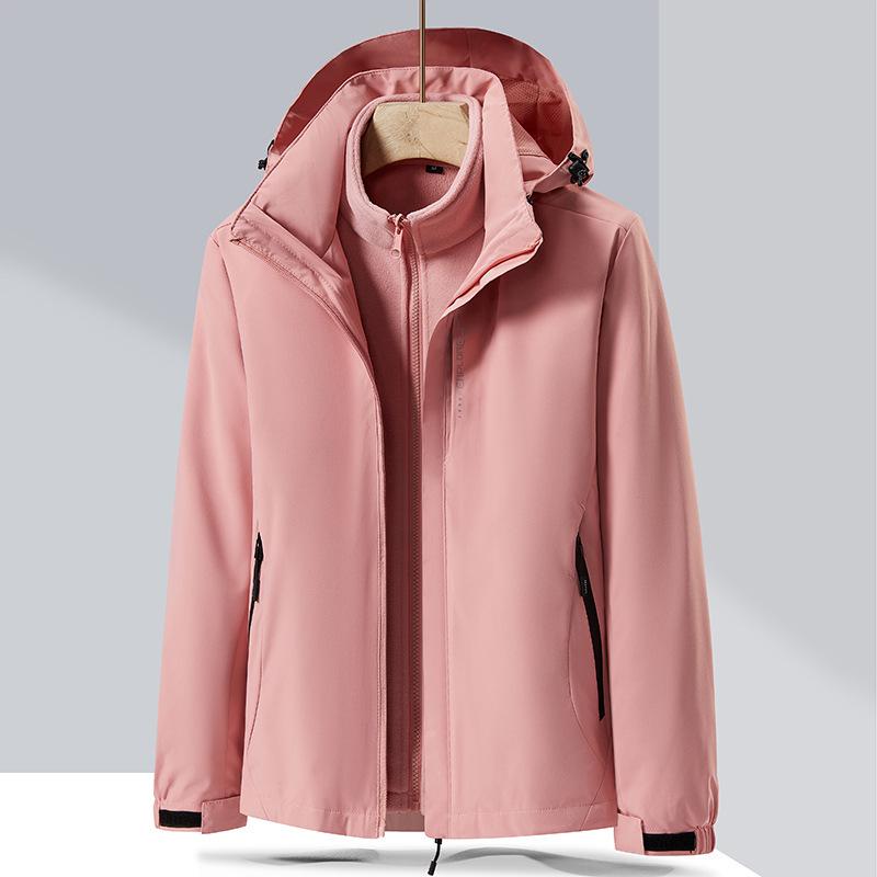 2023 Herren- & Damen 3-in-1 Wasserdichte Atmungsaktive Winter Bergsteigerjacke