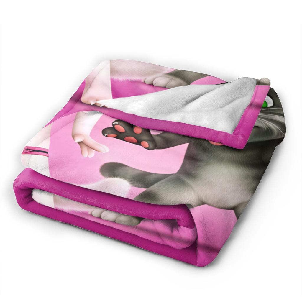 Coperta Morbida Calda Gioco T-Talking T-Tom E Amici Modello da Viaggio in Aereo Copriletto in Flanella per Soggiorno Copridivano Letto