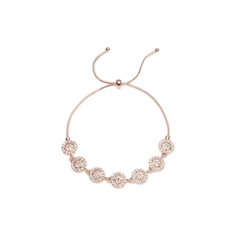 Givenchy Crystal Multi-Glow Ring Design Metal Bracelet Unisex Bracelet Rose-Gold 7059260 Basic Packaging-Box Not Included