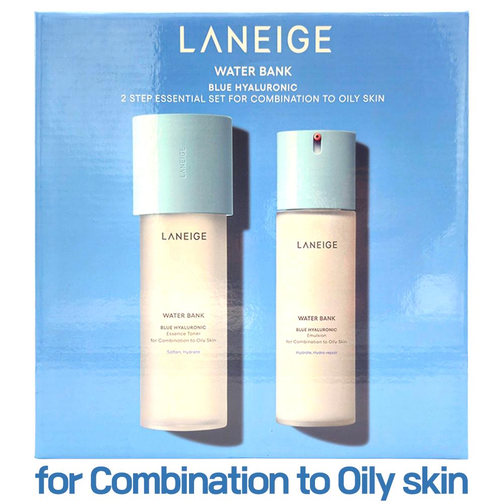 LANEIGE Water Bank Blue Hyaluronic Coffret essentiel en 2 étapes (pour peaux mixtes à grasses)