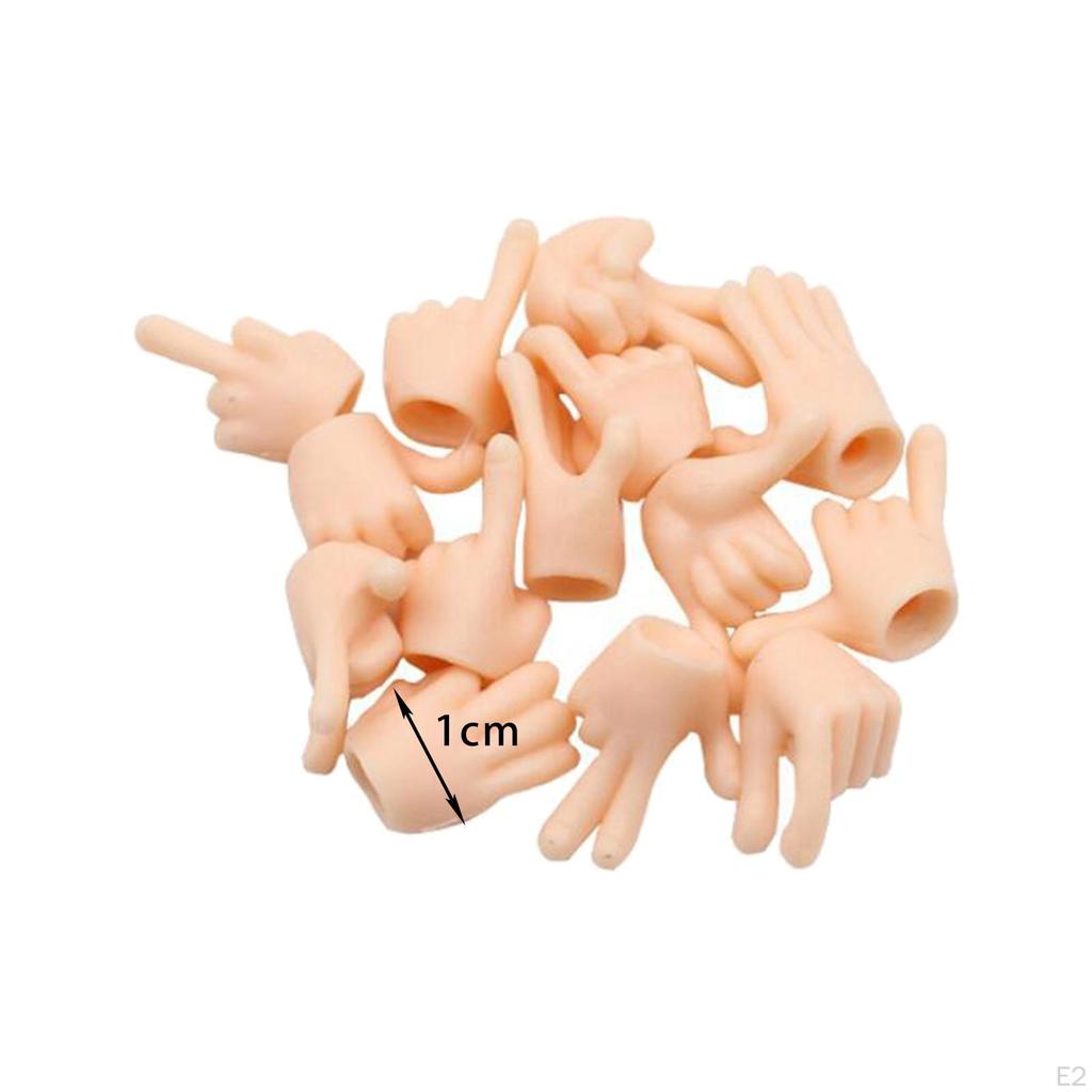 1/12 Dolls Hands Replacement Doll Figure Toy Accessories for Pretend Play