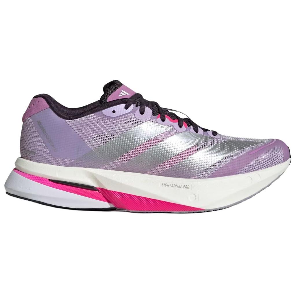 New Adidas Adizero Boston 13 Breathable Support Running Shoes Women's Purple JS4955