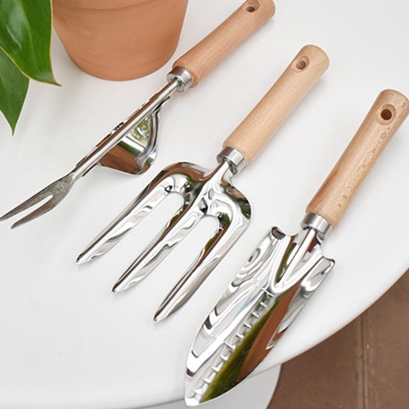 Mini Gardening Potting Tools Handle Spade Shovel Rake Shovel Multifunctional Household Plants Bonsai Succulent Tools