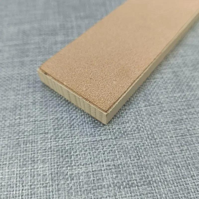 Sharpening with Polishing Compound - Double Sided Stropping Leather : Knife for Wood Carving and Woodworking Leather for Knife