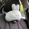 Headrest Pillow Detachable Comfortable Rabbit Shape Car Neck Waist Shoulder Protective