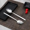 5Pcs Spork Stainless Steel Camping Tableware Multipurpose Portable Noodle Fork for Dessert Ice Cream Salad