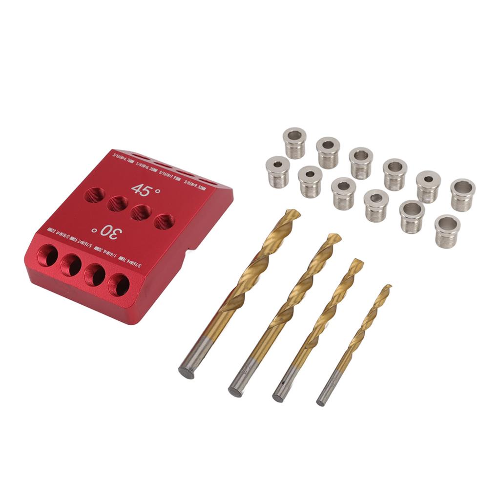 30 45 90 Degree Hole Puncher Multi Angle Woodworking Hole Punch Locator Woodworking DIY Tools