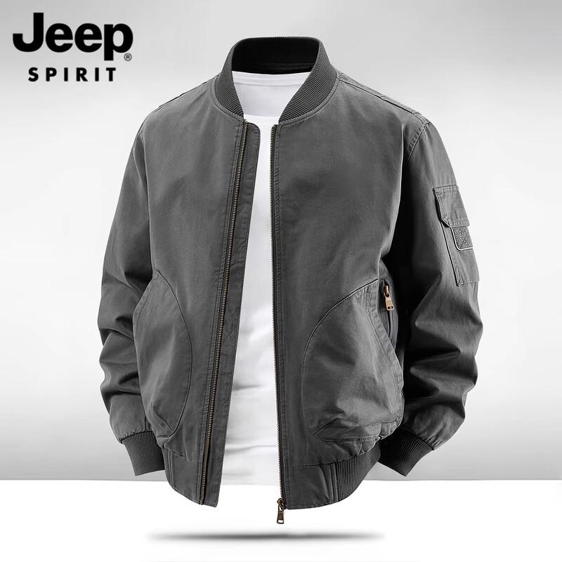 

Мужская свободная хлопковая куртка-бомбер JEEP SPIRIT 4XL