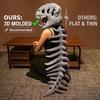Dinosaur Skeleton Headpiece Soft Skull Huggable for Halloween