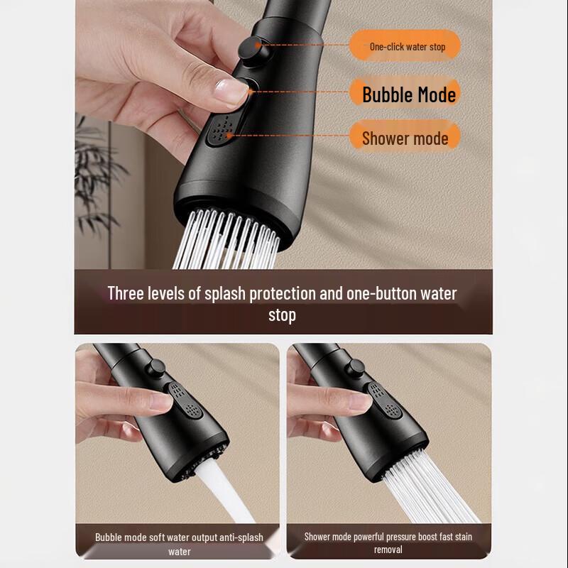 COOKSS Kitchen Faucet Extender with Swivel Sprayer