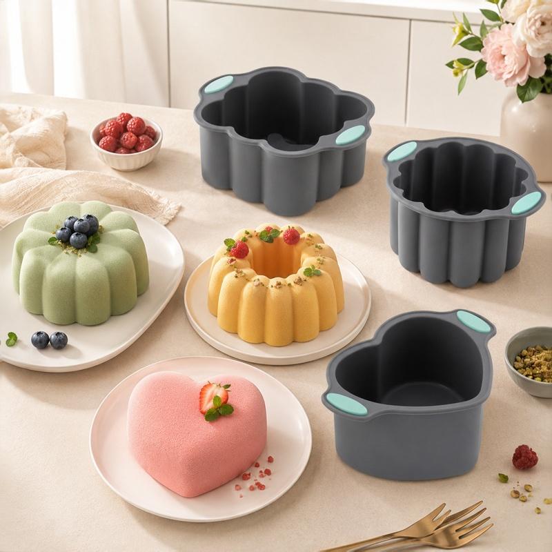 Love Shape Silicone Mousse Cake Mold Baking Decorating Dessert Pastry Kitchen Tools