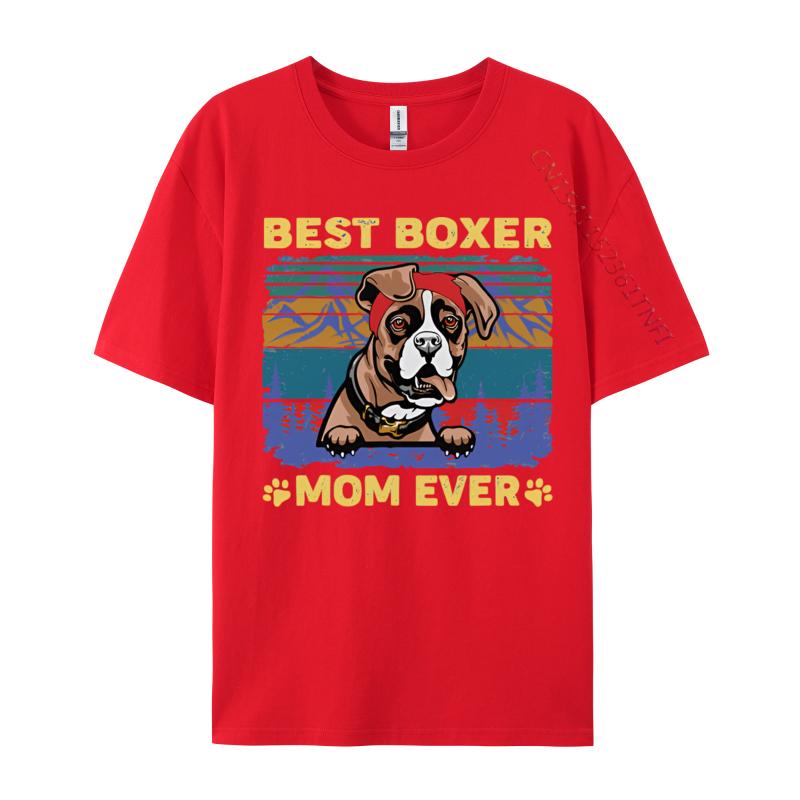 Boxer Dog Lover Funny Vintage Retro Tshirt Top Tshirts Party Coupons Cotton Tops  Tees Sports T Shirt Men