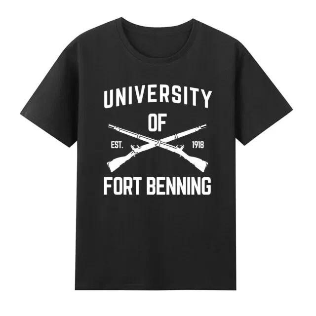 Men s and Women s T-shirts NEW LIMITED University of Fort Benning Army Military Best Gift T-Shirt S-3XL XS
