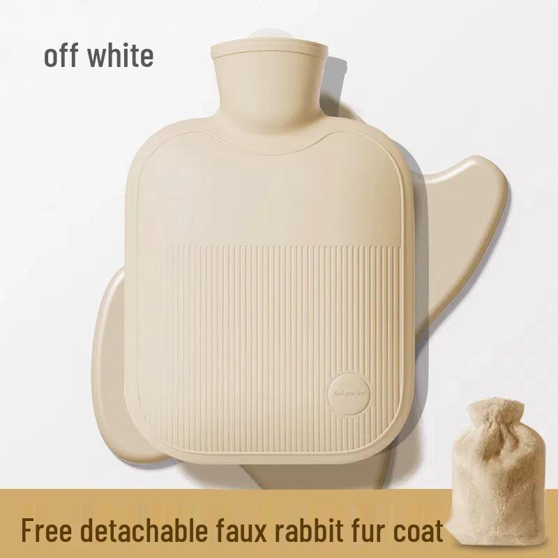 Women's Hot Water Bottle: Warm Compress for Belly - Available In Large & Small Sizes for Hand and Body Warmth