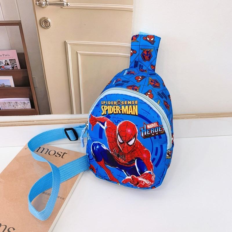 Childrens Spiderman Single Shoulder Crossbody Chest Bag With Nylon Breathable