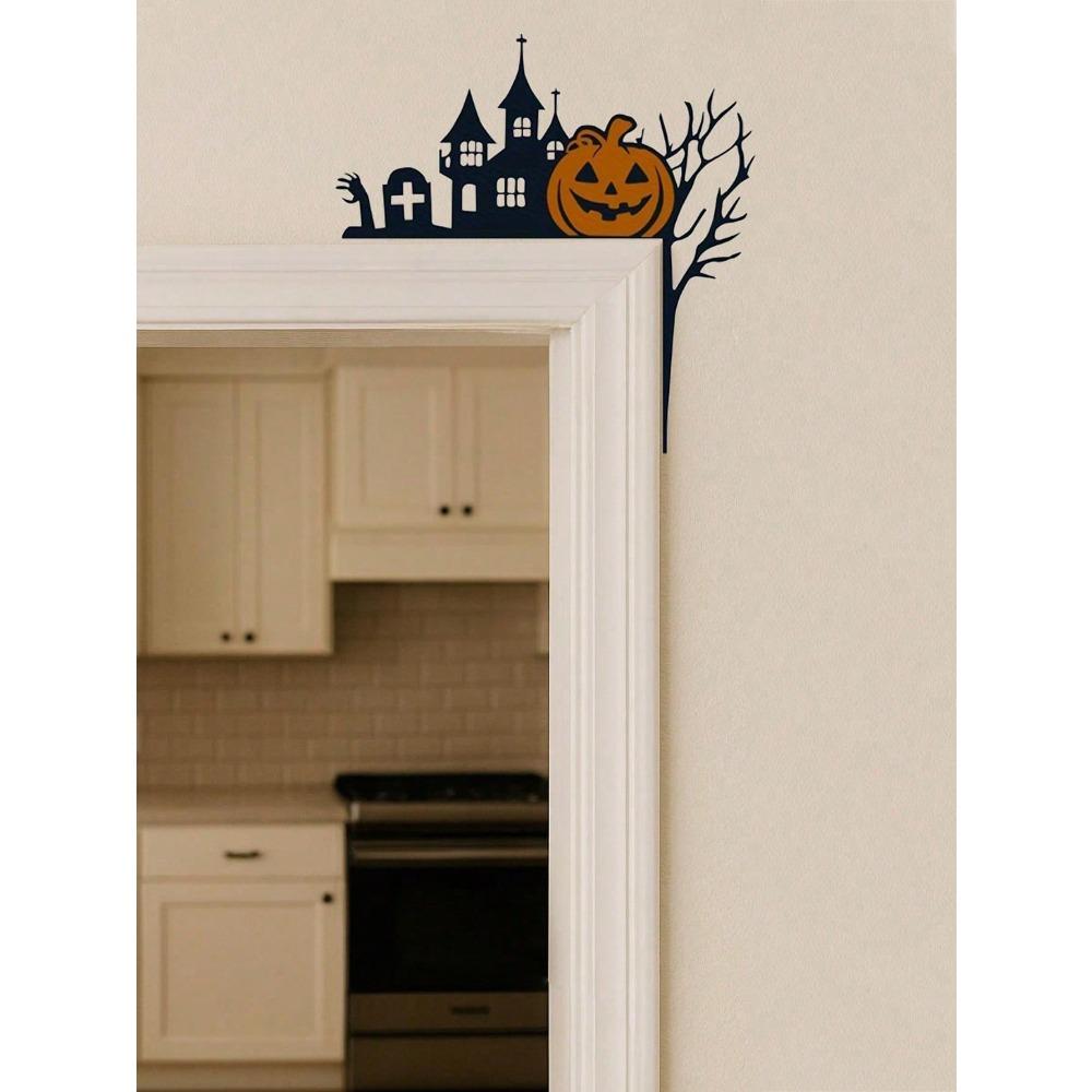 Elegant Metal Corner Decor Ornamental Pediment for Door Frame Threshold Wall Entryway Classic Design