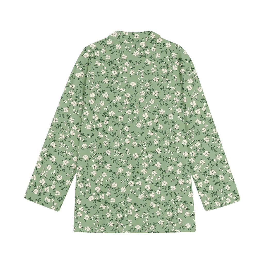 Damen Hemd mit Knöpfen Langarmhemden für Damen Druckgrafik Bluse Top