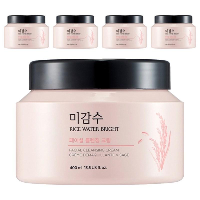 The Face Shop Migamsu Bright Facial Cleansing Cream, 400ml, 5 pcs