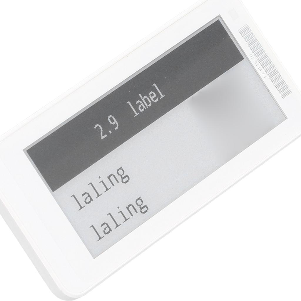 Elektronischer Preis Smart Bildschirmanzeige Regaletikett Geringer Verbrauch 2,9 Zoll
