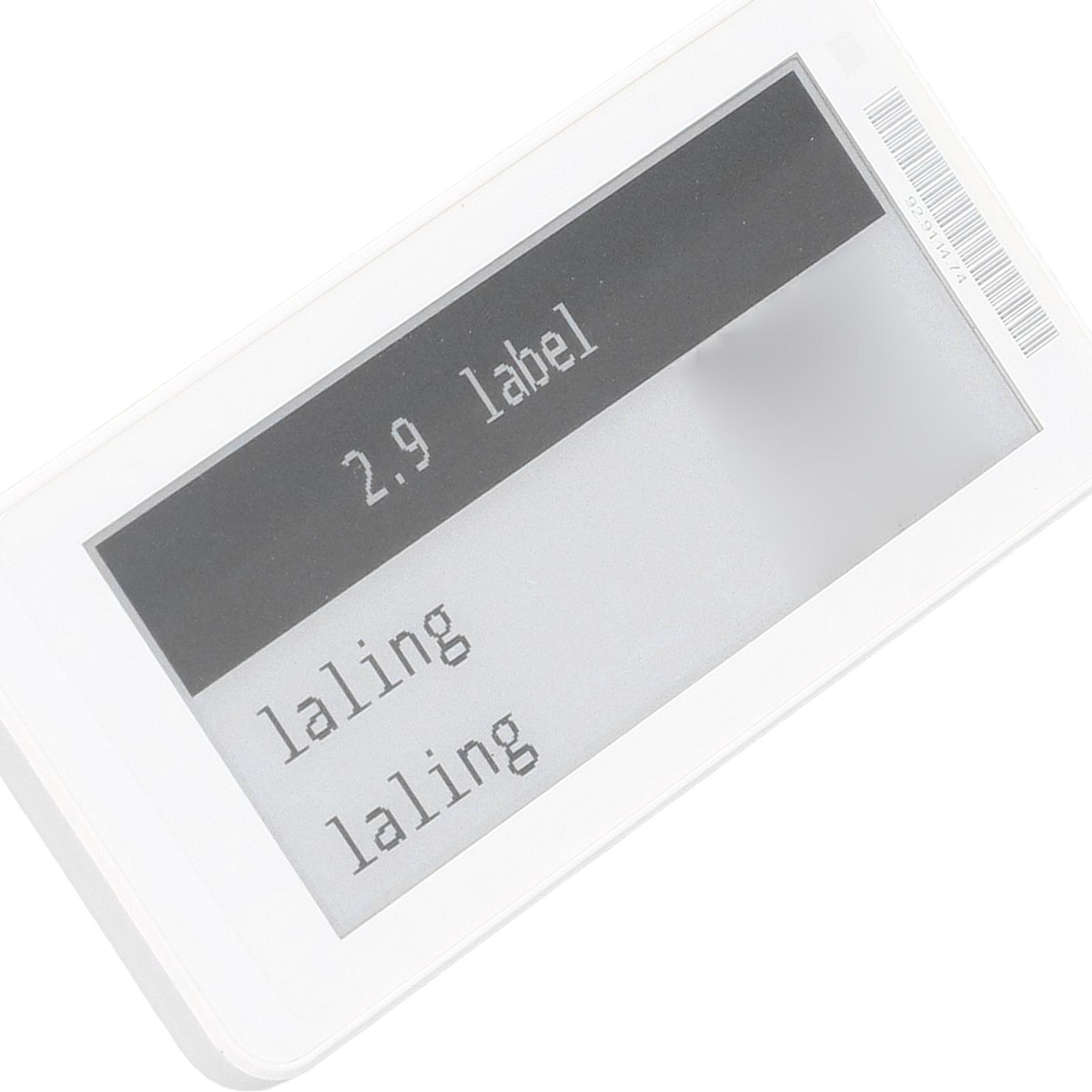 

Электронный ценник Умный Экранный дисплей Полка этикетки Низкое потребление 2,9 дюйма