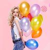 100Pcs 10-inch Thicken Pearlescent Balloon Decorative Latex Balloon Birthday Wedding Party Gift Decoration