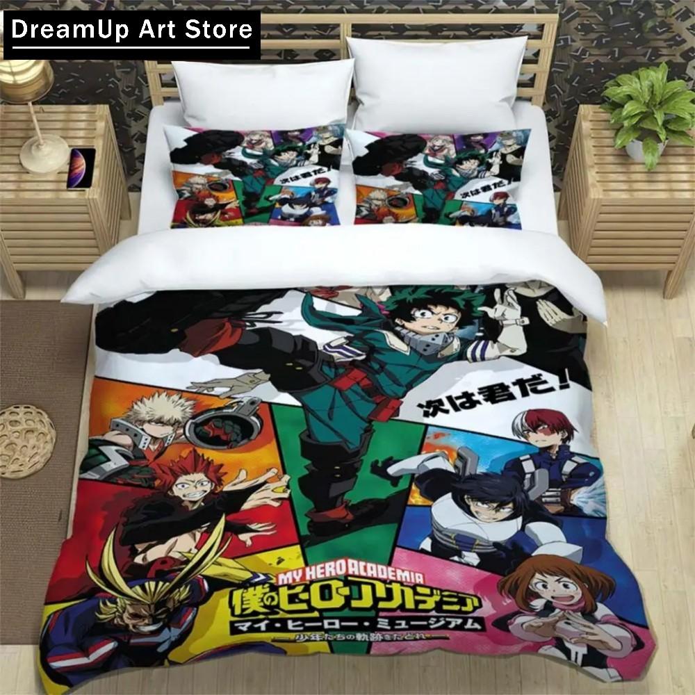 

Аниме Моя геройская академия мультфильм пододеяльник постельный комплект постельного белья пододеяльник односпальный двуспальный двуспальный двуспальный для мальчиков взрослый EU Single 90x200cm