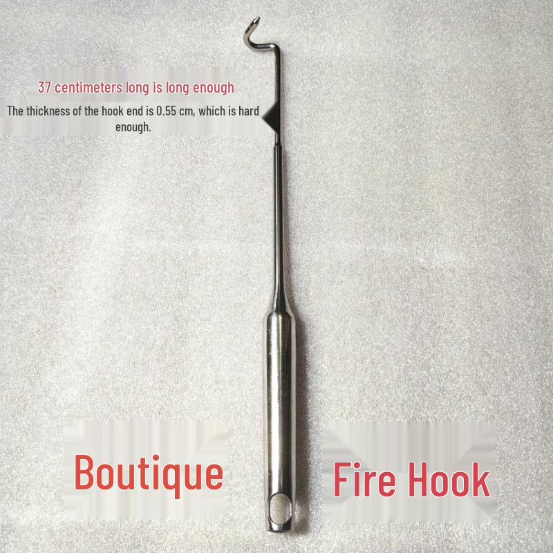 Stainless Steel Fire Hook for Stove & Fireplace Accessories
