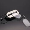 Ultra-Thin Foldable Pince-Nez Reading Glasses with Keychain